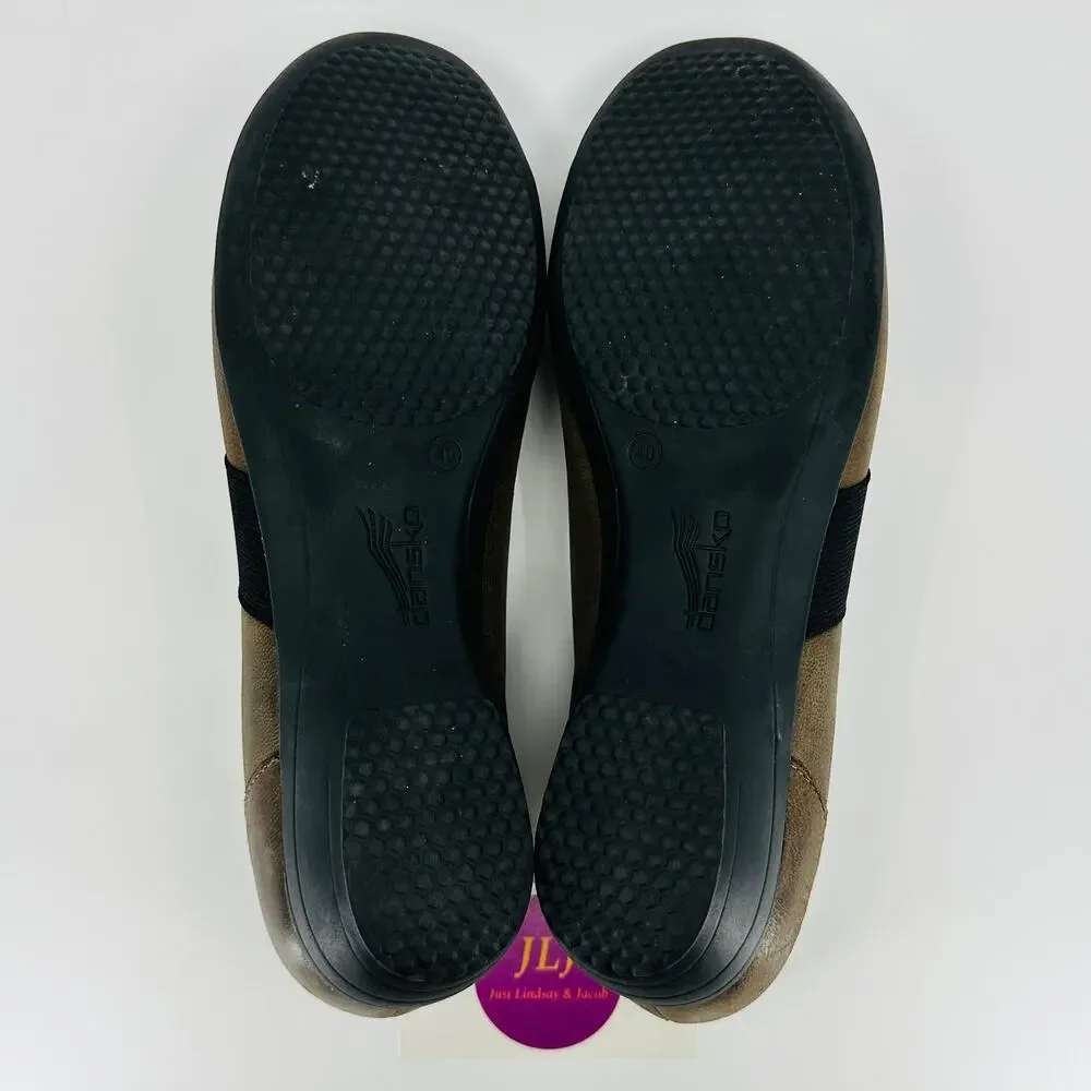 Dansko Women's Fae Burnished Nubuck Slip On Comfort Shoes Size 40 EU/ 9.5-10 US